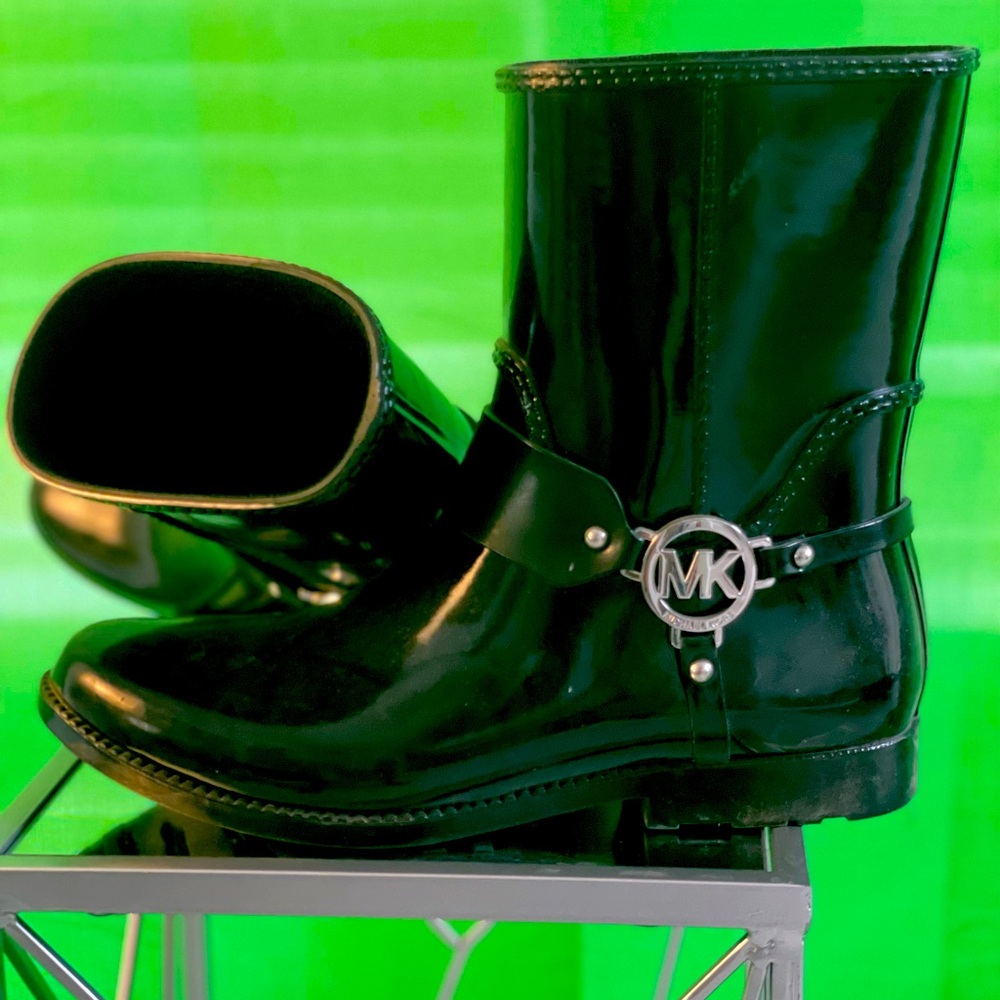 Michael Kors ankle rain boots. Size 11